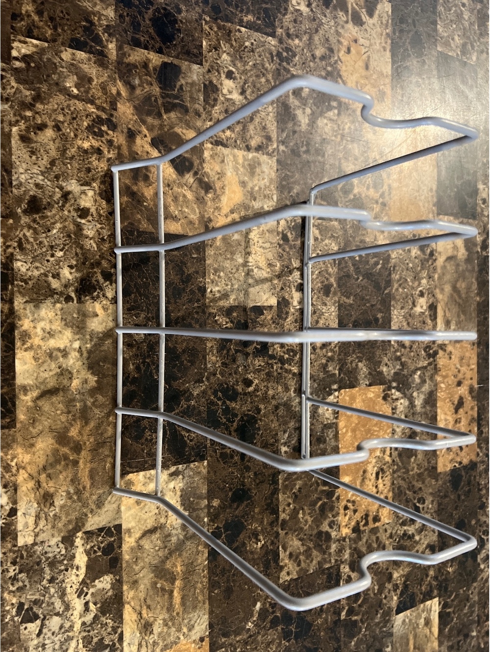 Metal Wire Organizer Rack for Kitchen or Office